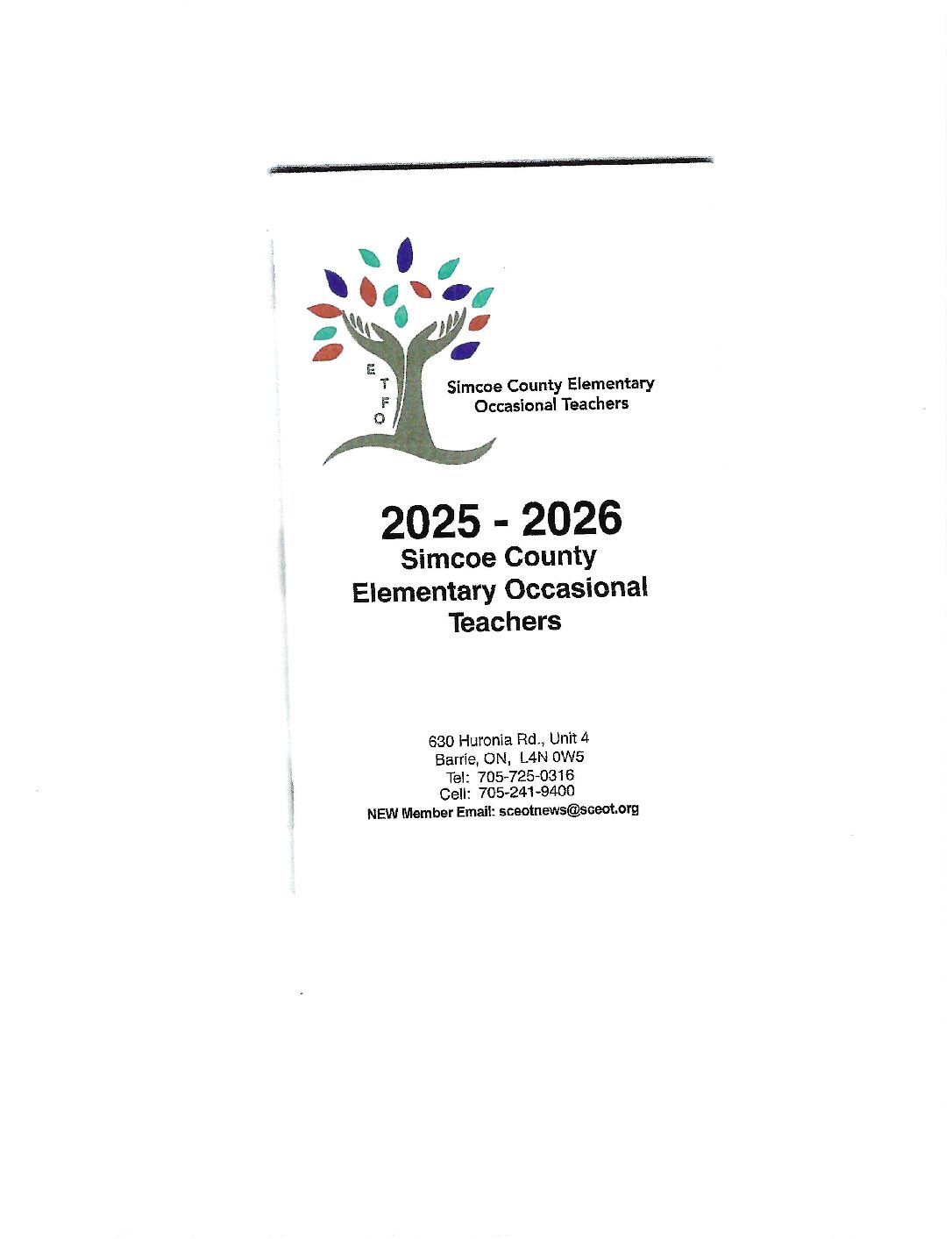 2025-2026 SCEOT CALENDAR