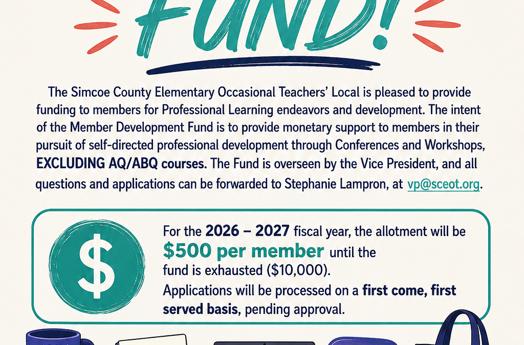 !!!NEW!!! MEMBER DEVELOPMENT FUND
